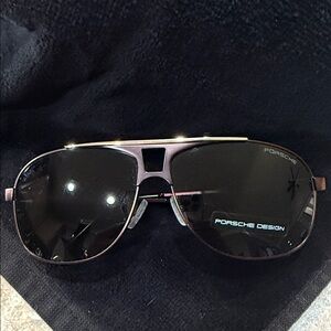 Porsche Design Dark Aviator Sunglasses P-8703